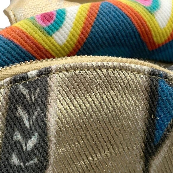 CHANEL CC Logo Graffiti Backpack Canvas/Leather Gold/Multicolor AS0867 - Picture 5 of 14